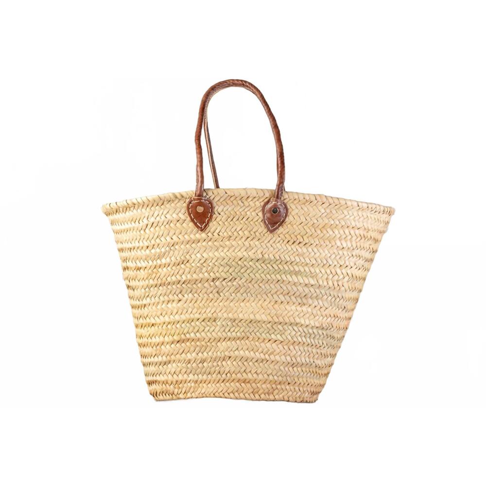 NEW VERVE CULTURE women's moroccan shopping bag in dark brown leather